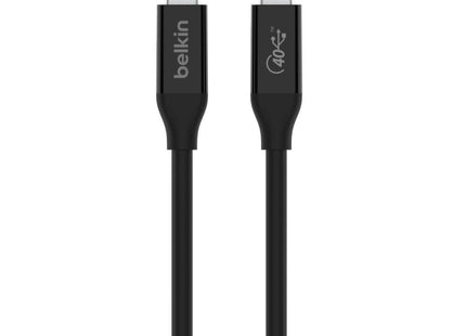 Cable Belkin Inz001bt0.8mbk Usb4 Usb-C Usb-C Pd 100w  40gbps 0.80m