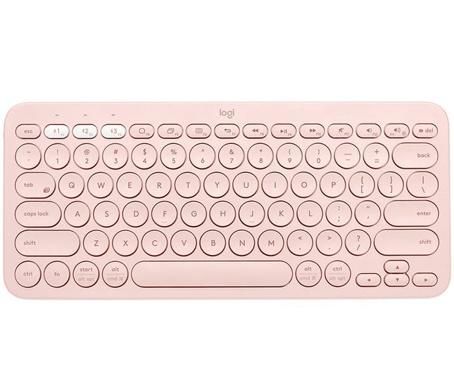 Teclado Español Logitech K380 Multi-Device Bluetooth Qwerty Rosa 920-009587