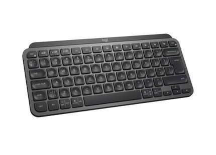 Teclado Inglés Logitech Mx Keys Mini For Business Rf Wireless + Bluetooth Qwerty Grafito