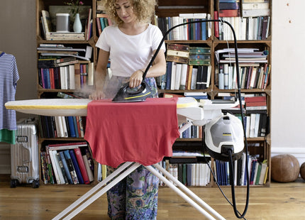 Limpiador A Vapor Kärcher Sc 4 Easyfix Iron Blanco Negro, 2.000 W, Incl. Plancha De Vapor A Presión 1.512-631.0