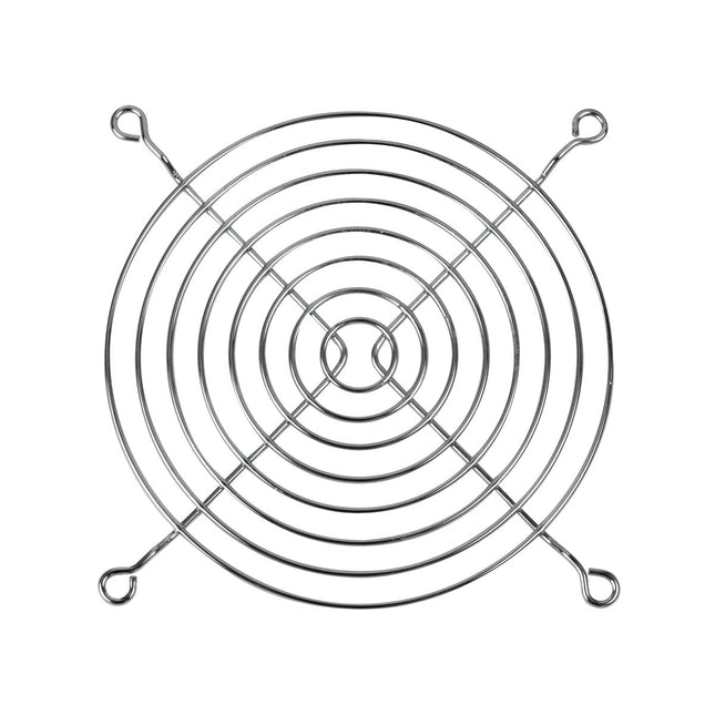 Arctic - Rejilla Externa De Protección Para Ventilador De Ordenador, Estructura De Acero Cromado, Compatible Con Ventiladores De 120mm, Resistente - Cromado