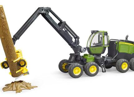 Cosechadora Brother John Deere 1270g,  (Verde/Negro, Incl. Tronco De Árbol)