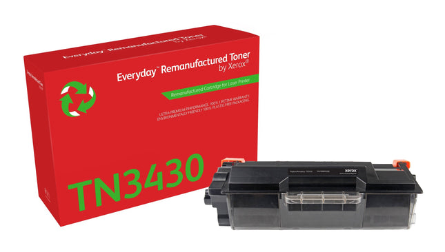 Xerox Everyday Toner In Negro (Mono) Para Brother Tn-3430