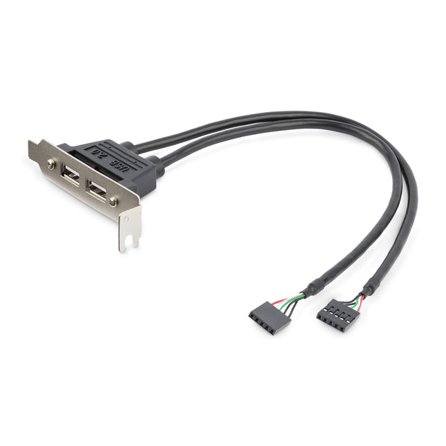 Startech Bracket Perfil Bajo 2puertos Usb 2.0