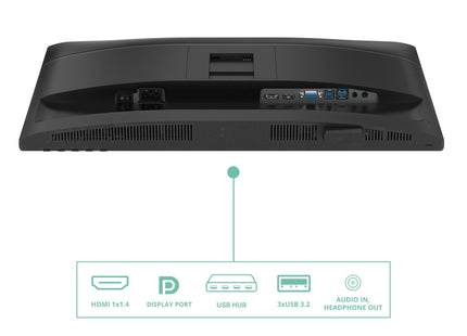 EAN 4038986142878 - AOC 24P4U pantalla para PC 60,5 cm (23.8") 1920 x 1080 Pixeles Full HD Negro imagen 1