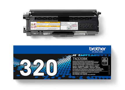 EAN 4977766679343 - Brother TN-320BK cartucho de tóner 1 pieza(s) Original Negro imagen 4