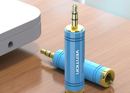 Adaptador Jack Vention Vab-S04-L Jack 3.5 Macho Jack 6.5 Hembra Azul