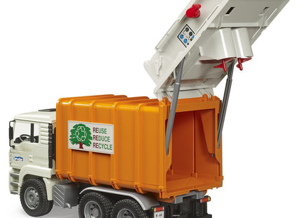 Bruder Man Tga Camión De Basura Con Carga Trasera 2772