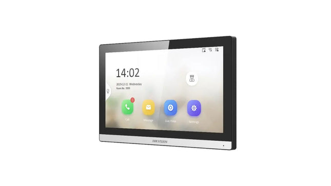 Monitor Videoportero Interior Wifi Tft 7" Marco Estrecho Audio Bidireccional Tcp/Ip Microsd Superficie 8ch Alarma Hikvision