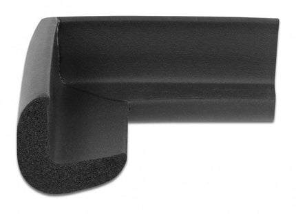 Delock Protector De Bordes De Espuma Autoadhesivo 56 X 56 X 22 Mm Negro
