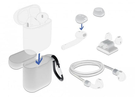Delock Apple Airpods Set De Accesorios Blanco