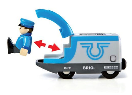Vehículo De Juguete De Tren Brio   De Pasajeros Azul Mundial 33506
