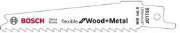 Hoja De Sierra De Sable Bosch Professional S 511 Df Flexible Para Madera Y Metal, 5 Piezas De Longitud 100 Mm 2608657723