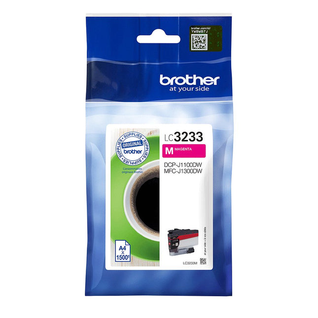 Tinta Brother  Lc3233m Dcpj1100dw Mfcj1300dw Ori Magenta