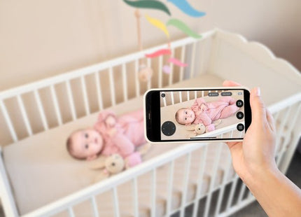 Eta Eta630690000 Vigilabebés Mimi, Cámara Flexible, Wi-Fi, Blanco