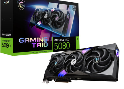 EAN 4711377292160 - MSI GAMING GEFORCE RTX 5080 16G TRIO OC tarjeta gráfica NVIDIA 16 GB GDDR7 imagen 1
