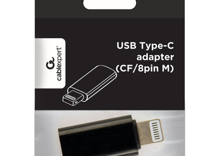 EAN 8716309098793 - Gembird A-USB-CF8PM-01 cambiador de género para cable USB type-C 8-pin Negro imagen 3