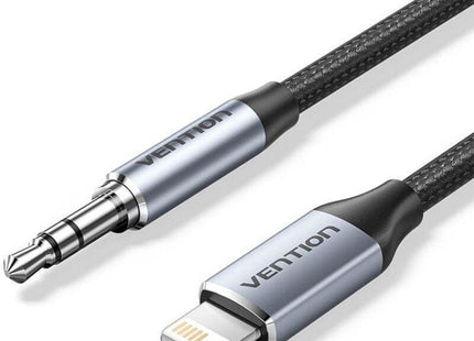 Adaptador Audio Vention Bmchf Jack 3.5 Macho Lightning Macho 1m Gris