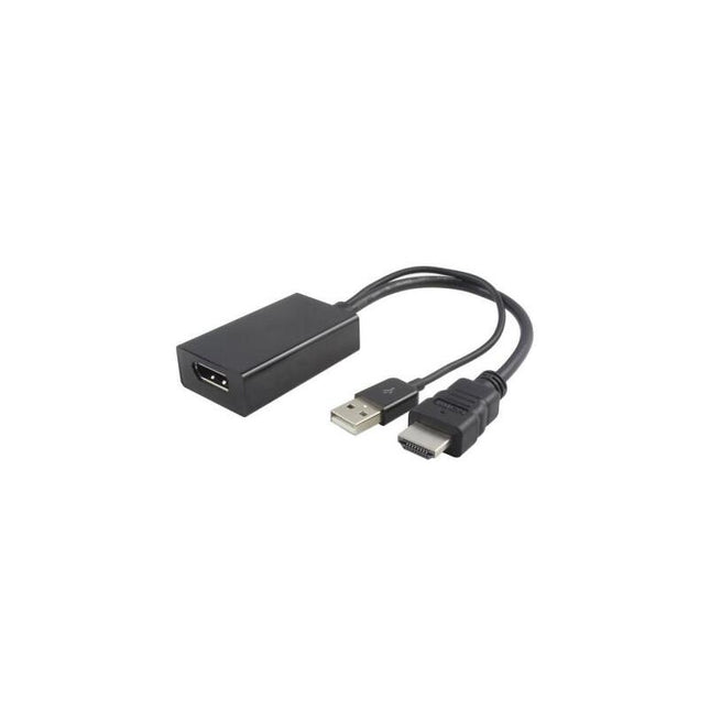 Adaptador Hdmi V1.4 M Displayport V1.2 H Con Usb/M Negro