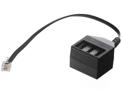 Adaptador Helos 6p4c Enchufe / Tae Nfn Triple Enchufe