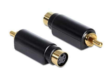Adaptador Rca Macho A Svhs (Mdin 4p) Hembra (A4378)