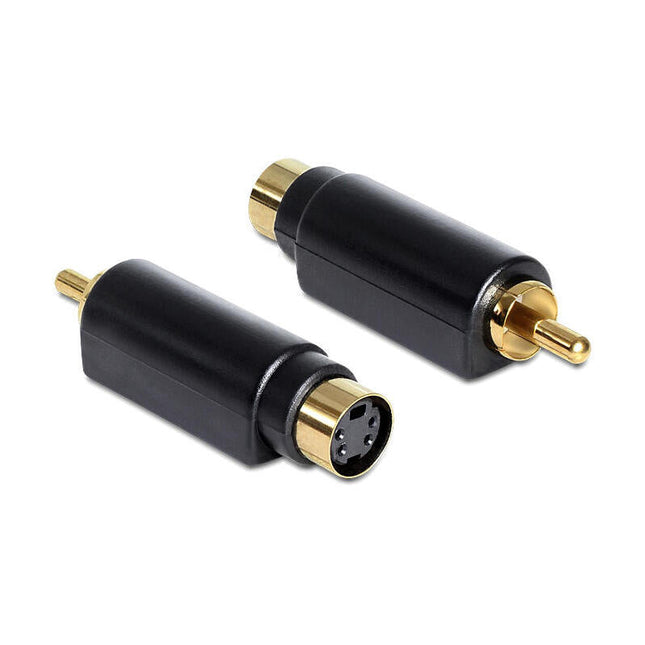 Adaptador Rca Macho A Svhs (Mdin 4p) Hembra (A4378)