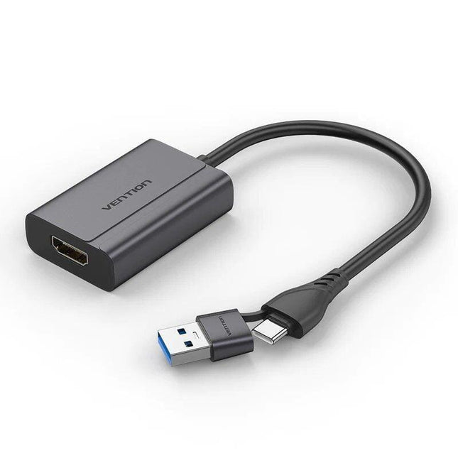 Adaptador Vention Acyhb Usb Tipo-C Macho Usb Macho Hdmi Hembra