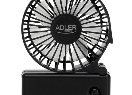 Adler Ad 7336 Mini Ventilador Plegable, Negro
