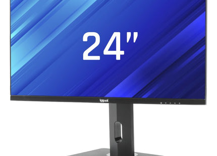 Iggual Monitor 24" Fhd Pivotante Ajustable Altura