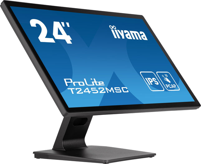 Monitor  Iiyama Prolite T2452msc-B1ag (23.8") 1920 X 1080 Pixeles Full Hd Led Pantalla Táctil Negro