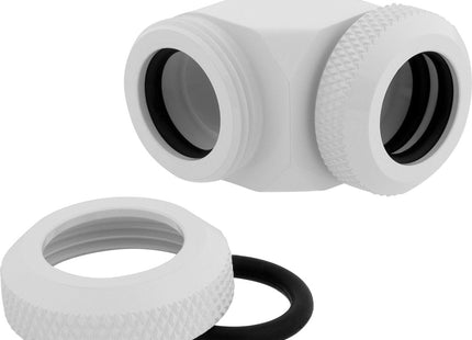Corsair Hydro X Series Xf Hardline 90° 12mm Od Pack De 2 Blanco
