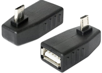 Delock Adaptador Micro Usb B Macho > Usb 2.0-A Hembra Otg 270° Angular