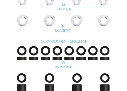 Tooq Pack De Tornilleria Para Montaje Universal De Pantallas