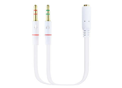 EAN 8433281009875 - Nanocable 10.24.1203 cable de audio 0,2 m 2 x 3.5mm 3,5mm imagen 1