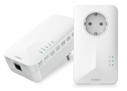 Strong Powerl1000duowifieuv2 Adaptador De Red Powerline 1000 Mbit/S Ethernet Wifi Blanco 2 Pieza(S)