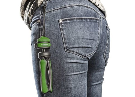 Mantona 21407 Tripode Smartphone/Cámara Digital 3 Pata(S) Negro, Verde