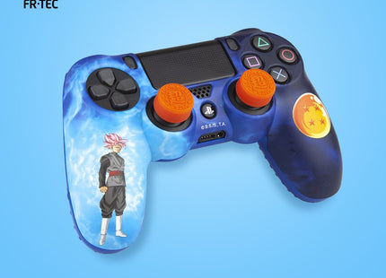 Combo Carcasa + Grips Fr-Tec Combo Pack Ps4 Dragon Ball Super Para Mando Ps4
