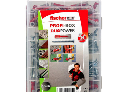 Maletin 160 Unid. Duopower 6/8+Tornillos 538622 Fischer