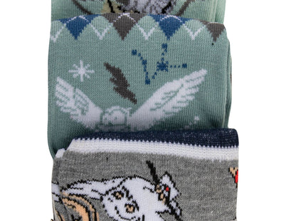 Set 3 Pares De Calcetines Cinereplicas Harry Potter Hedwig