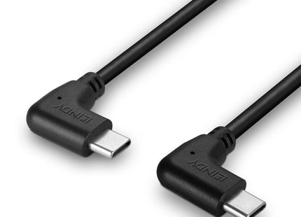 Cable  Lindy 32008 Usb 2.0 0,5 M Usb C Negro