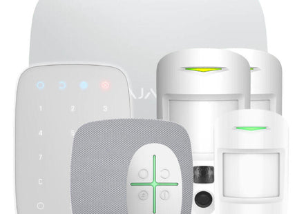 Ajax Hub2kit-Mp-Pro-Wh1 Kit Ajax Blanco. Hub 2 + 2motioncam + Motionprotect + Spacecontrol + Keypad + Homesiren