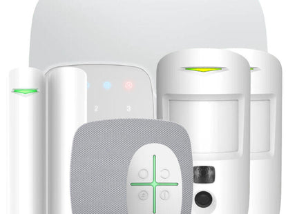 Ajax Hub2kit4g-Dp-Pro-Wh1 Kit Ajax Blanco. Hub 2 4g + 2motioncam + Doorprotectplus + Spacecontrol + Keypad + Homesiren