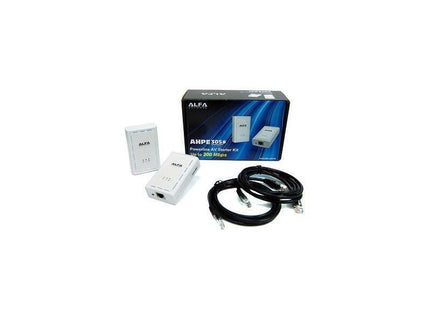 Alfa Network Ahpe305 Starter Kit Pack De 2 Unidades De 200mbps Av Homeplug
