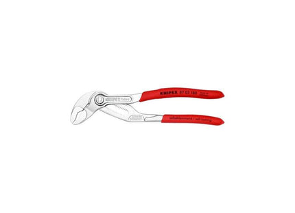 Alicates Knipex Cobra Para Tubos/Bombas De Agua 87 03 180 Rojo, Longitud 180 Mm, Para Tubos De Hasta 1,1/2" 87 03 180