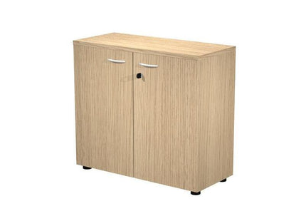 Artexport Armario Bajo Presto Con Puertas 1 Estante 22mm Regulable Con Trasera Roble