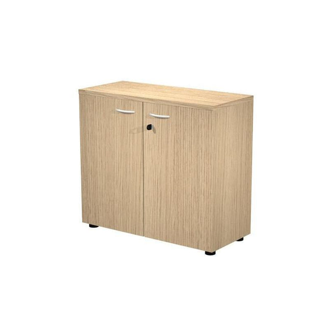 Artexport Armario Bajo Presto Con Puertas 1 Estante 22mm Regulable Con Trasera Roble