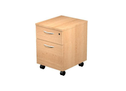 Artexport Cajonera Presto 2 Cajones C/Ruedas Guías Metálicas Cerradura Haya -Desmontado-