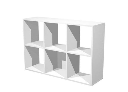 Artexport Estantería 6 Cubos Home Office 2767 Blanco -Desmontado-