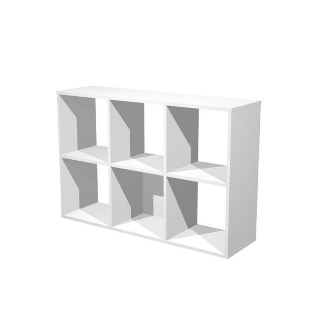 Artexport Estantería 6 Cubos Home Office 2767 Blanco -Desmontado-