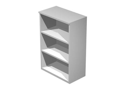 Artexport Estantería Media Presto Abierta 2 Estantes 22mm Regulables Con Trasera Gris